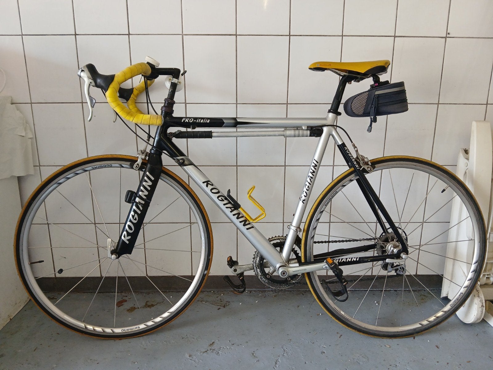 Rogianni Vintage Racefiets - Klassieke Stijl, Gebruikt, 10 tot 15 versnellingen, Aluminium, 49 tot 53 cm