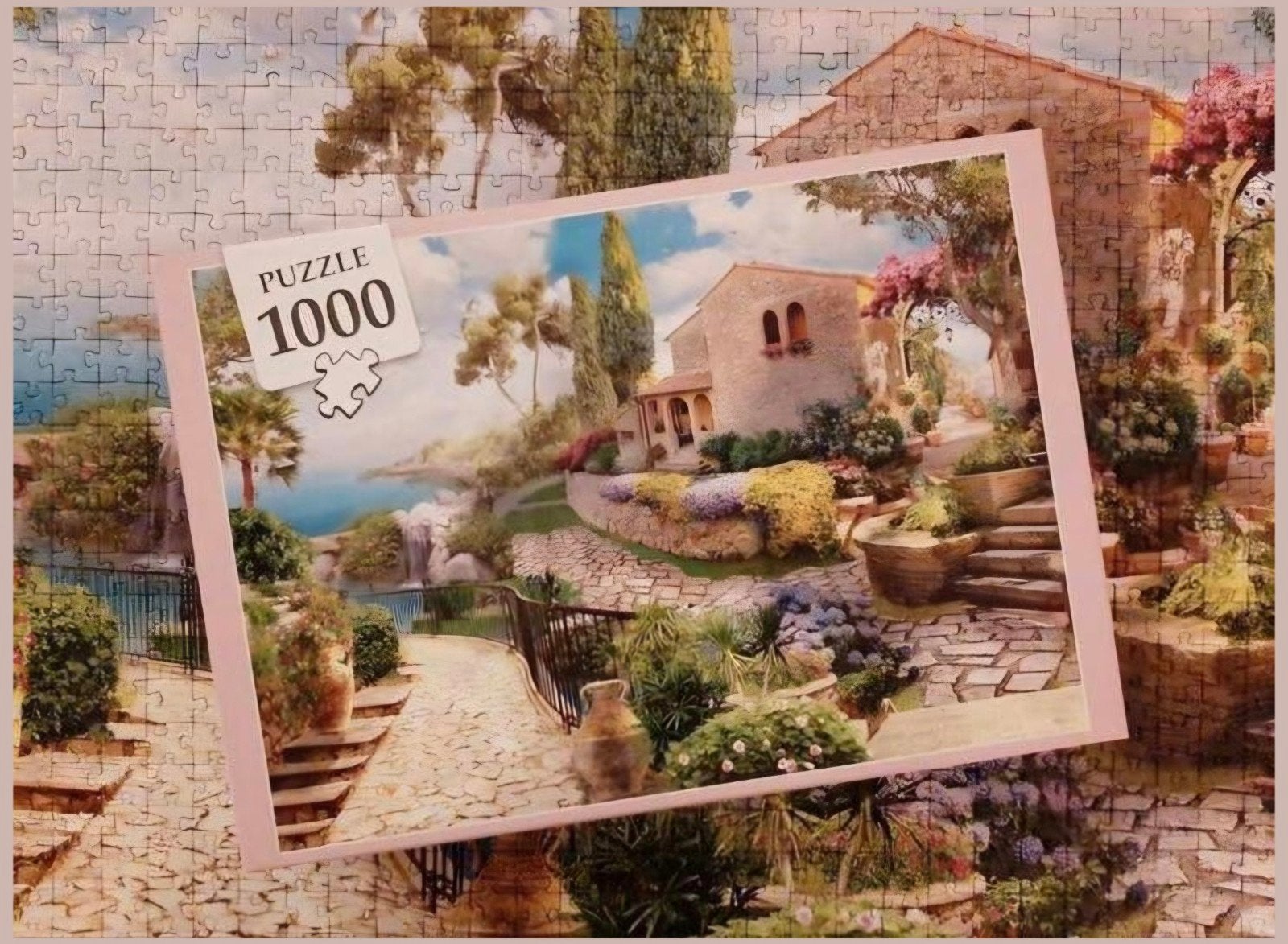 Toscaanse Villa, 1000 st, Ophalen of Verzenden, 500 t/m 1500 stukjes, Zo goed als nieuw, Legpuzzel