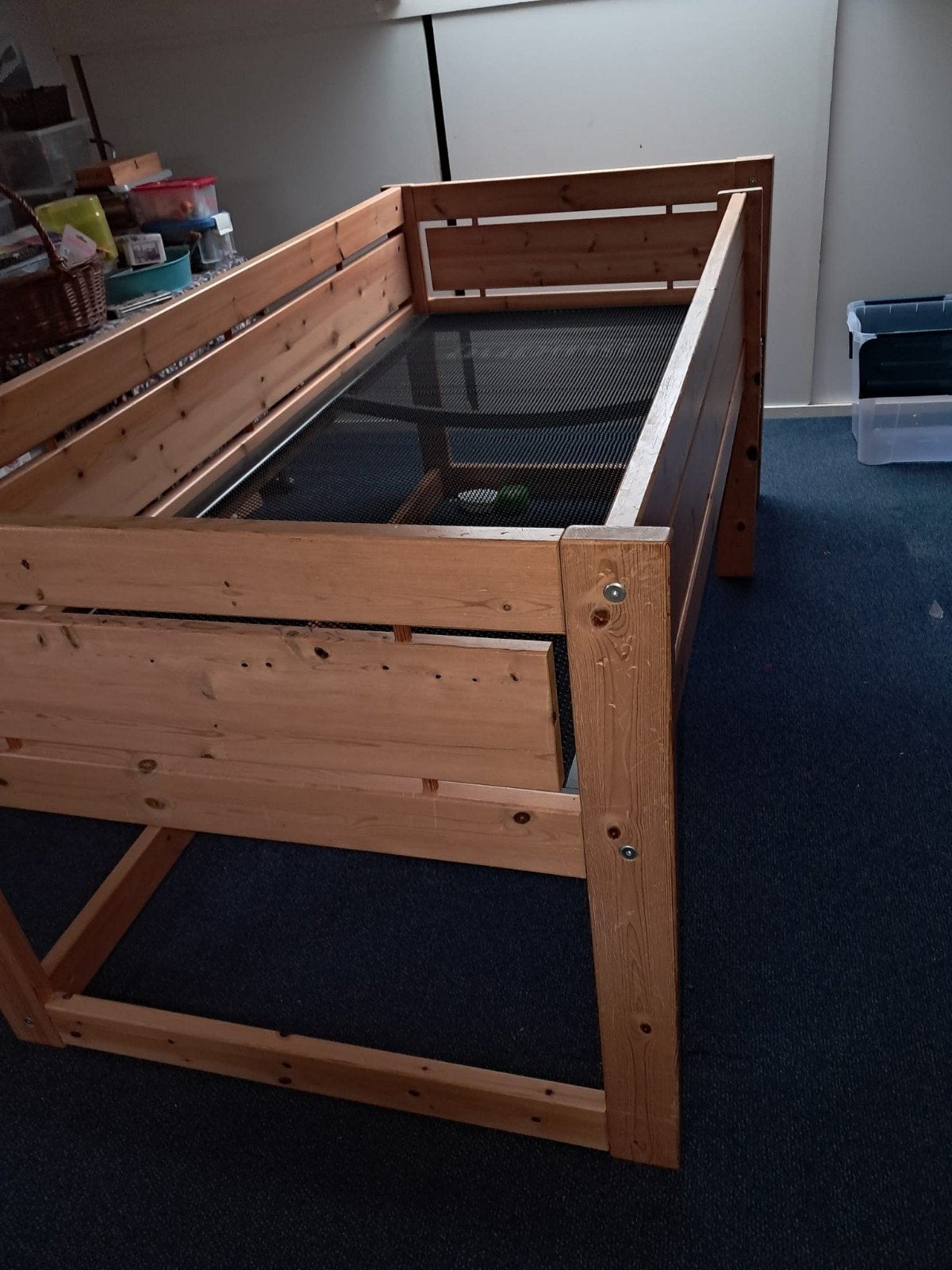 Hoogslaper, Huis en Inrichting, Slaapkamer | Stapelbedden en Hoogslapers, Ophalen, Gebruikt, Eenpersoons, 90 cm