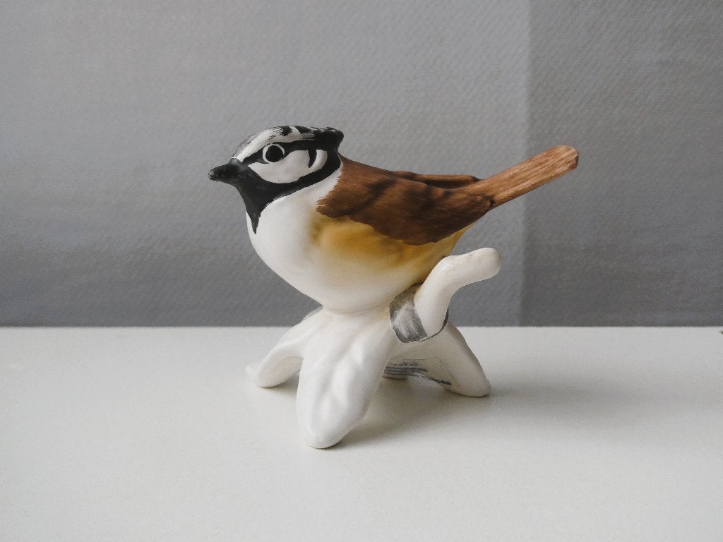 Goebel Porselein Vogel Kuifmees, Verzamelen, Ophalen of Verzenden, Gebruikt, Dier