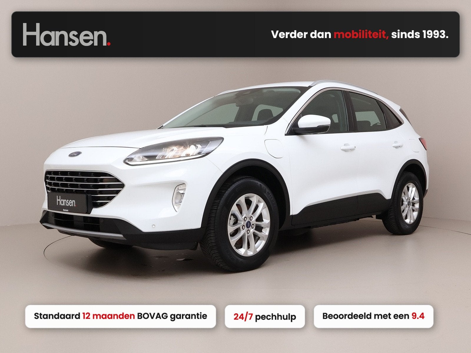 Ford Kuga 2.5 PHEV Titanium I Cruise Control I Stoelverwarmi, Auto's, Automaat, Stof, Gebruikt, 4 cilinders