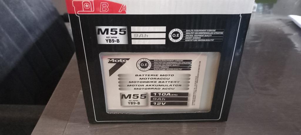 Nieuwe Moto Motoraccu M55 YB9-B 12V 9Ah, Ophalen of Verzenden, Nieuw