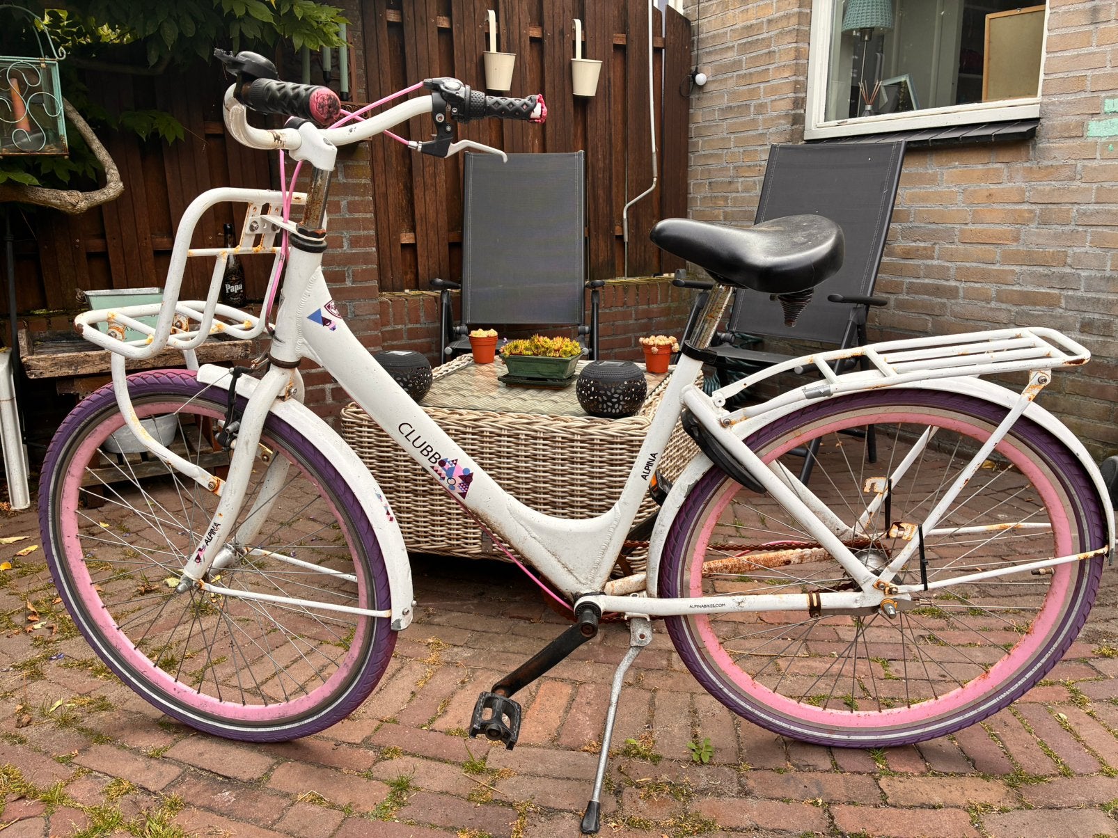 Alpina Clubb 26 inch meisjesfiets., Fietsen en Brommers, Fietsen | Meisjes, Terugtraprem, Gebruikt, Versnellingen, Ophalen