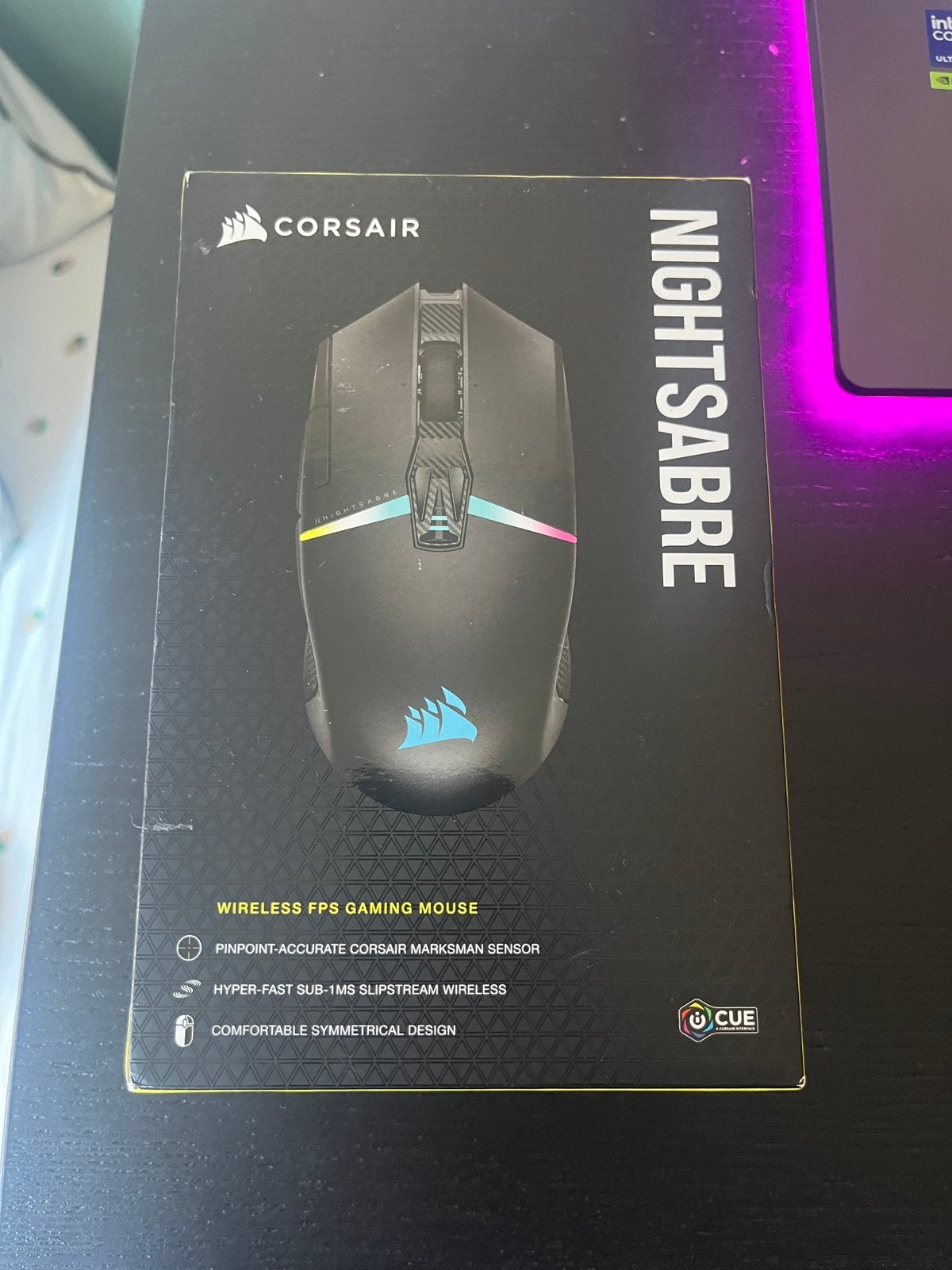 Corsair Nightsabre RGB Wireless Mouse - Nieuw, Verzenden, Nieuw, Draadloos, Muis