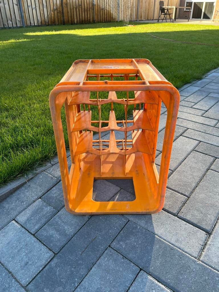 Vintage Coca-Cola Krat - Oranje Flessenkrat, Doe-het-zelf en Verbouw, Kratten en Dozen, Ophalen, Gebruikt, Minder dan 35 cm, Minder dan 50 cm