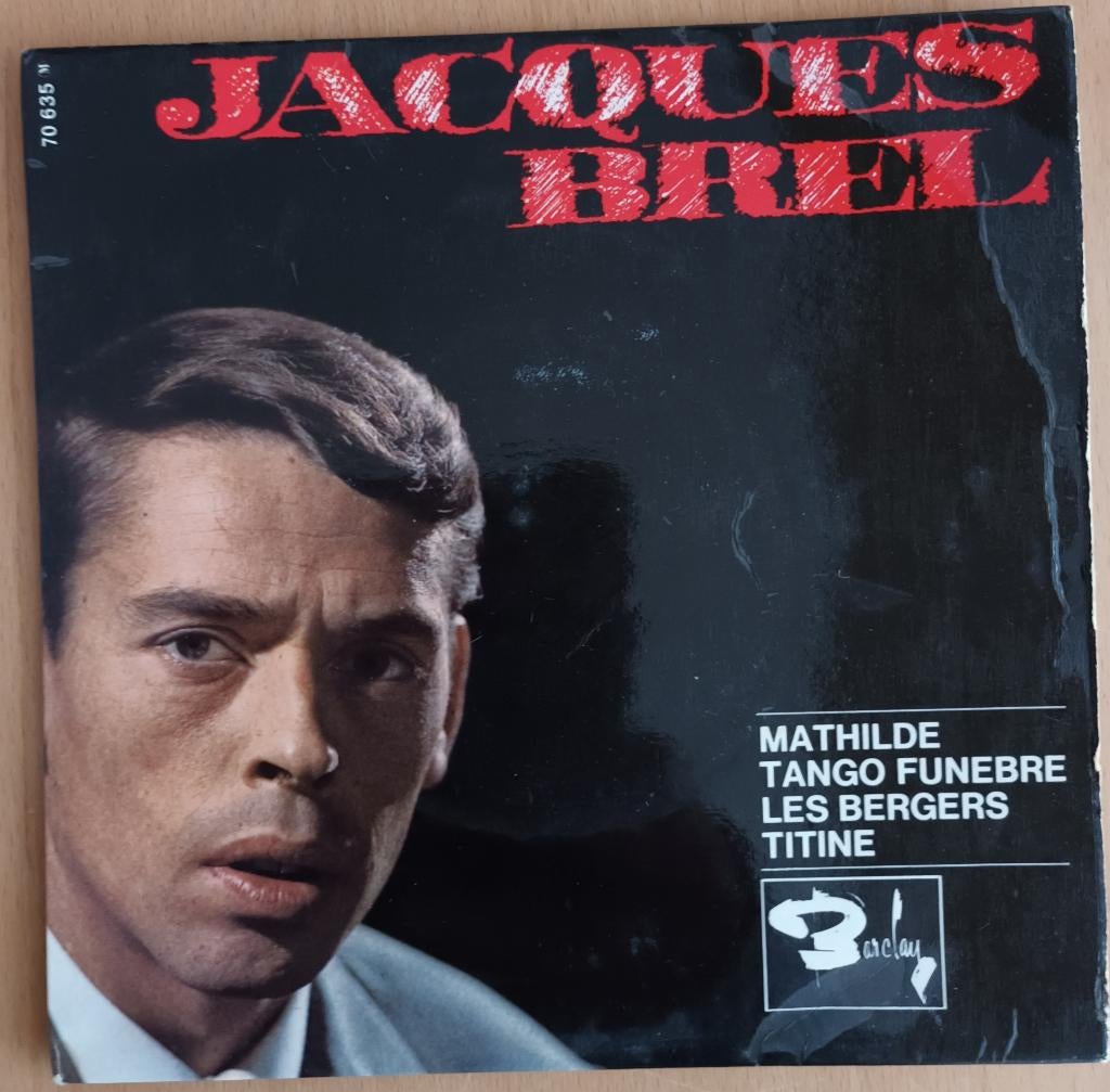 Jacques Brel  (EP), Overige genres, 7 inch, Ophalen of Verzenden, Zo goed als nieuw