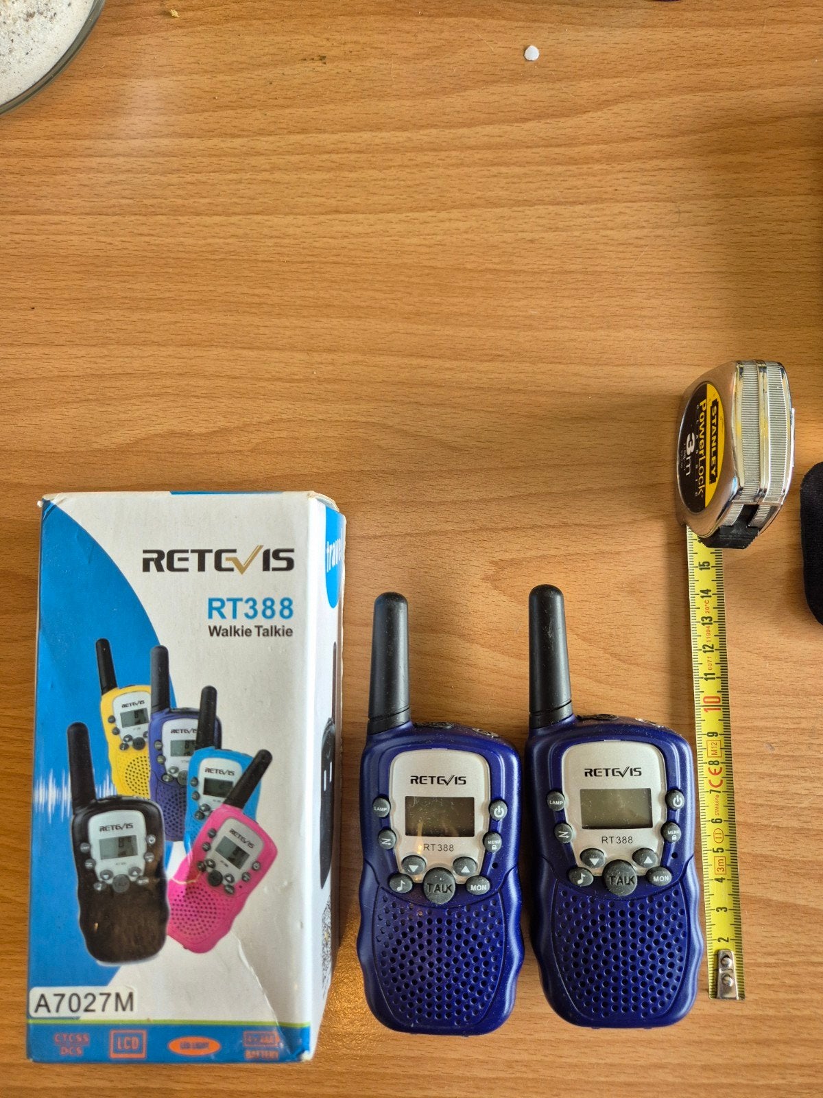 Walkie Talkies voor kinderen - Set van 2- Retevis RT388, Minder dan 2 km, Gebruikt, Ophalen of Verzenden, Portofoon of Walkie-talkie