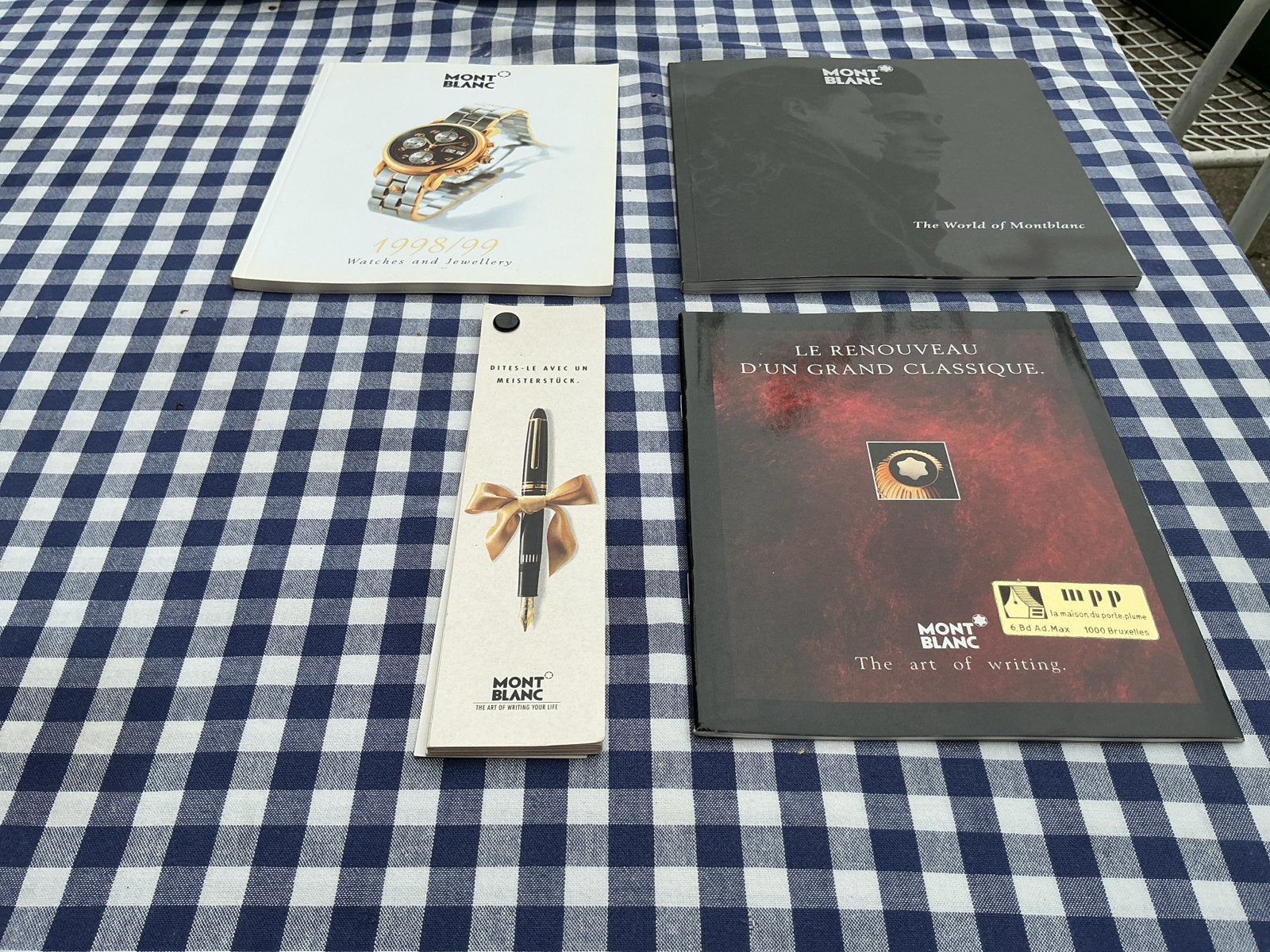 Montblanc Catalogi en Folder - Horloges, Sieraden, Pennen, Ophalen of Verzenden, Zo goed als nieuw, Catalogus