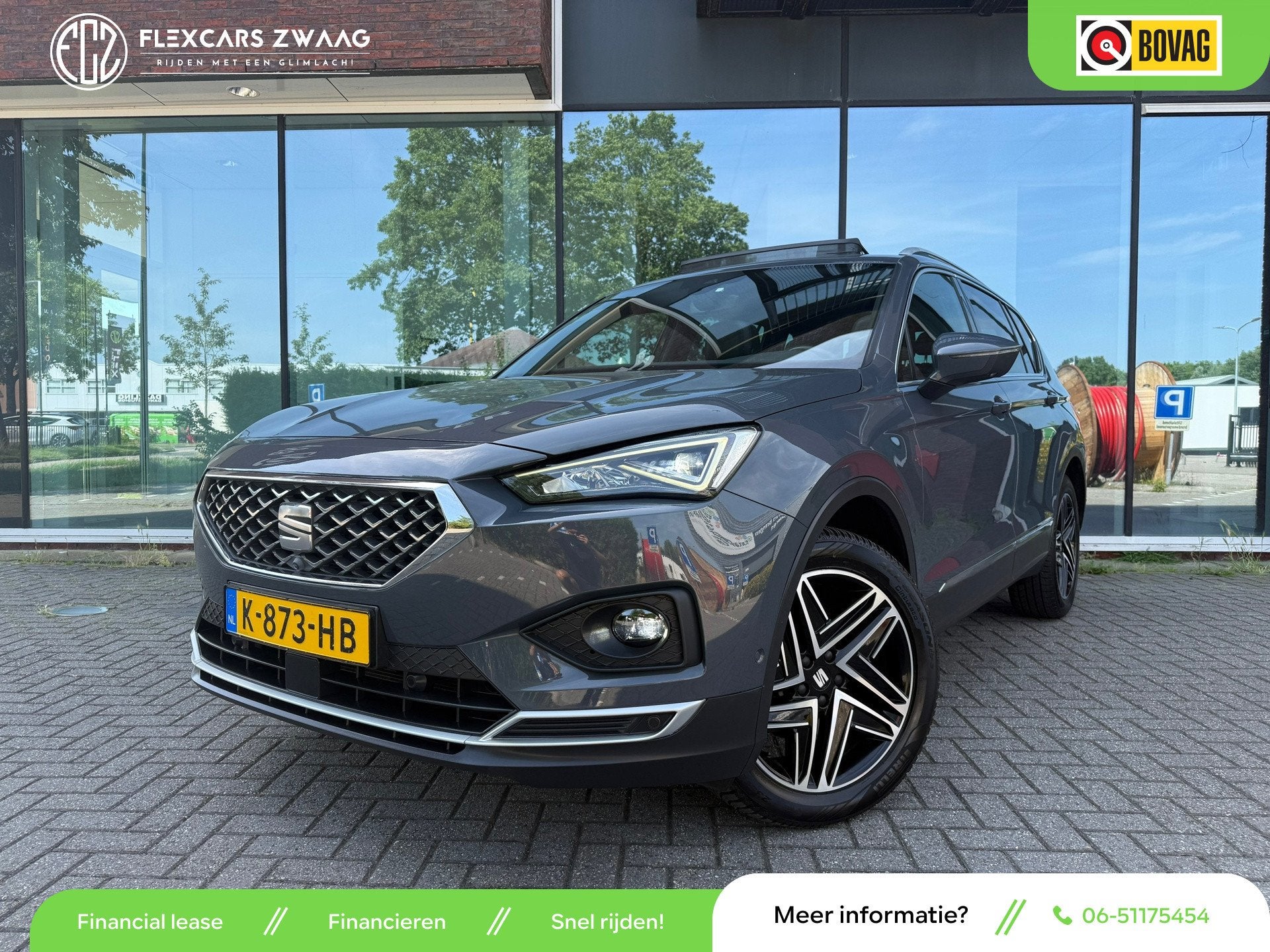 Seat Tarraco 1.5 TSI Xcellence 7p. - Automaat - Pano/schuifd, Auto's, 4 cilinders, 150 pk, Origineel Nederlands, Bedrijf