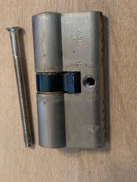 Oxloc buva cilindersloten skg **  (7 stuks), Doe-het-zelf en Verbouw, Hang- en Sluitwerk, Ophalen, Gebruikt, Rvs, Slot