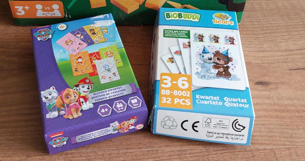 2x kwartet (Paw Patrol & beren), Ophalen