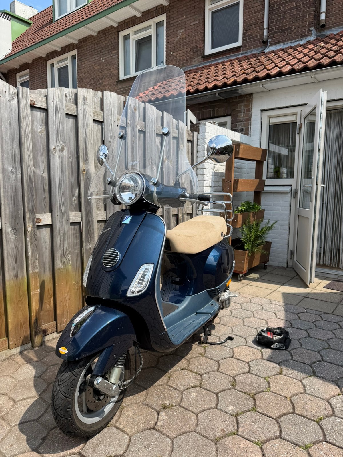 Vespa LX50 4V 4-Takt | Geel Kenteken | Windscherm | Alarm, Ophalen, Gebruikt, Maximaal 45 km/u, Benzine