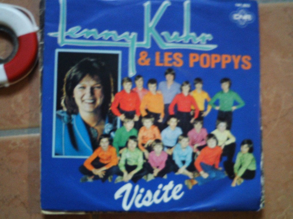 lenny kuhr / les poppys --visite   21o, 7 inch, Ophalen of Verzenden, Zo goed als nieuw, Beschermende buitenhoes