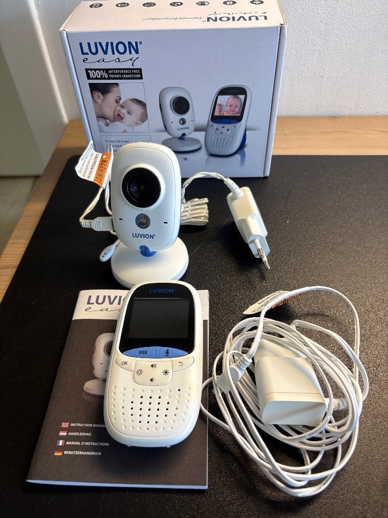 LUVION Easy Babyphone - Babyfoon met camera, Kinderen en Baby's, Ophalen of Verzenden, Zo goed als nieuw, Minder dan 100 meter