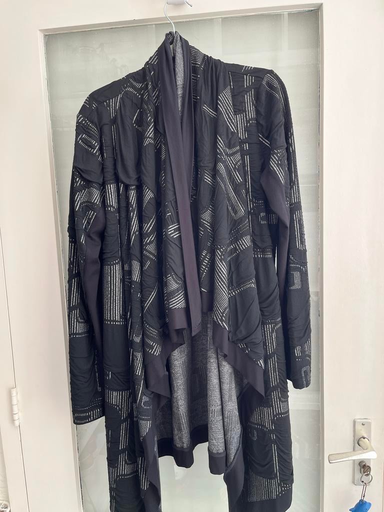 Elsewhere waterval vest 3D zwart grijs maat 38/40, Ophalen of Verzenden, Zo goed als nieuw