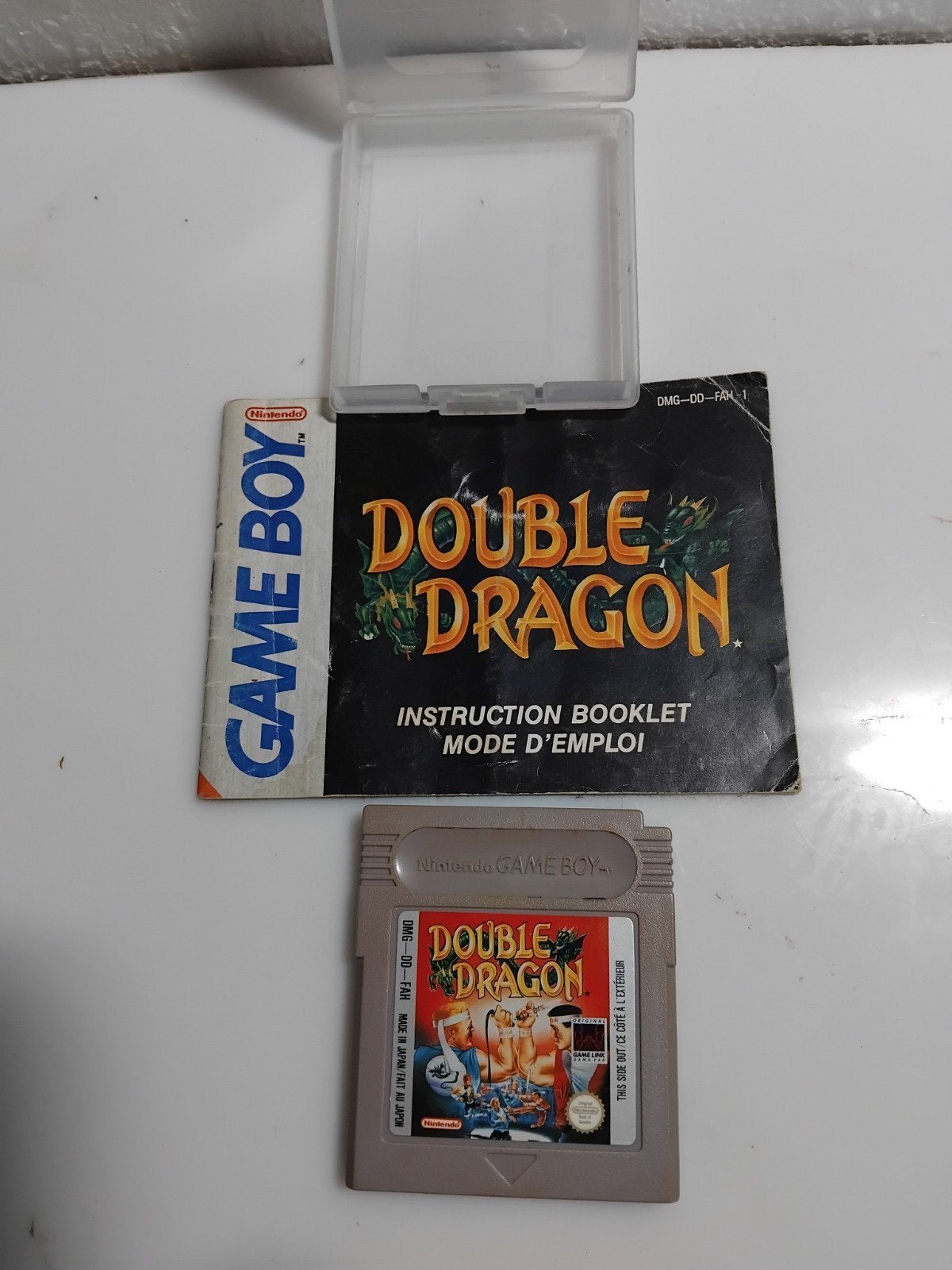 Double Dragon Game Boy met doosje en boekje - Retro, Spelcomputers en Games, Games | Nintendo Game Boy, Gebruikt, Vechten, Verzenden