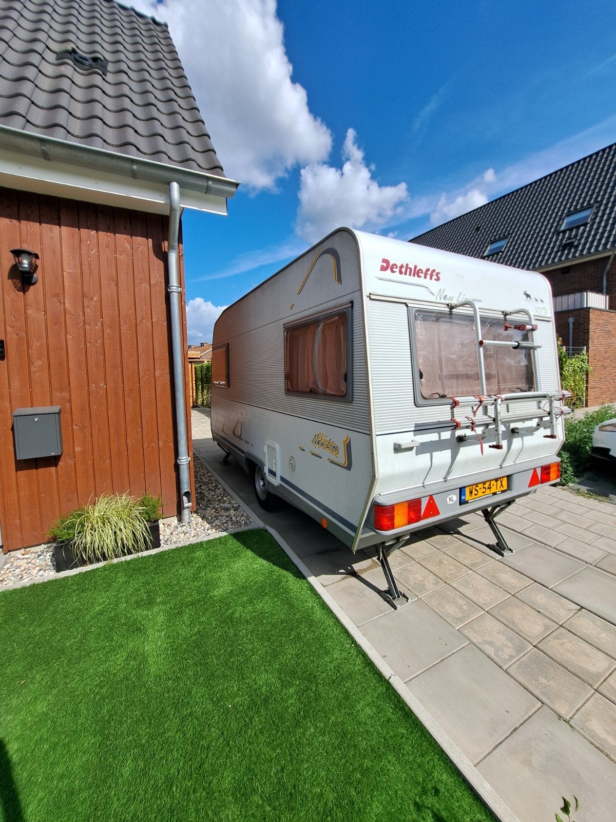 Te koop Dethleffs 430T New Line uit 1997 tweede eigenaar, Caravans en Kamperen, Caravans, Treinzit, Particulier, Gascomfoor, Tot en met 4