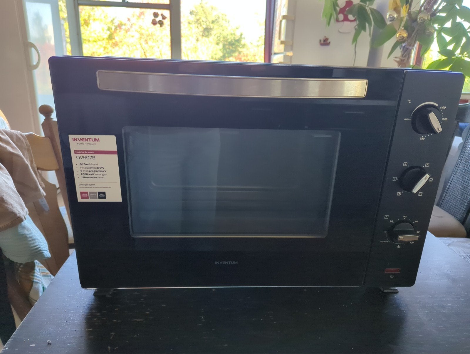 Inventum oven OV607B, Ophalen, Minder dan 45 cm, Gebruikt, Oven