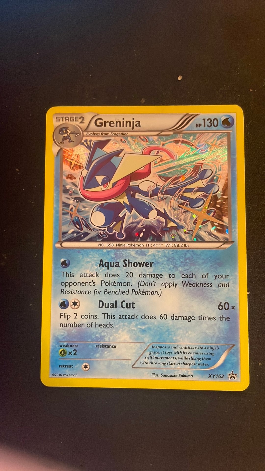 Greninja xy162, Ophalen of Verzenden, Zo goed als nieuw