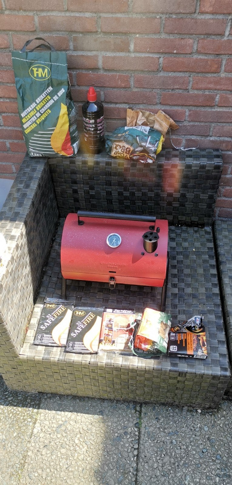 Gusta Bbq smoker met toebehoren, Ophalen, Gebruikt, Onbekend