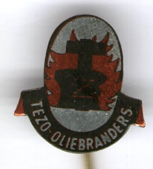 TEZO oliebranders blik speldje ( M_155 ), Verzenden, Nieuw, Merk, Speldje of Pin