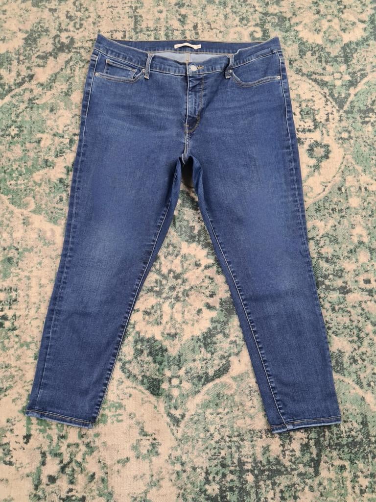 Levi’s 310 shaping super skinny W34 L28 Tulsi3428 High-rise, Blauw, Ophalen of Verzenden, Zo goed als nieuw, W27 (confectie 34) of kleiner
