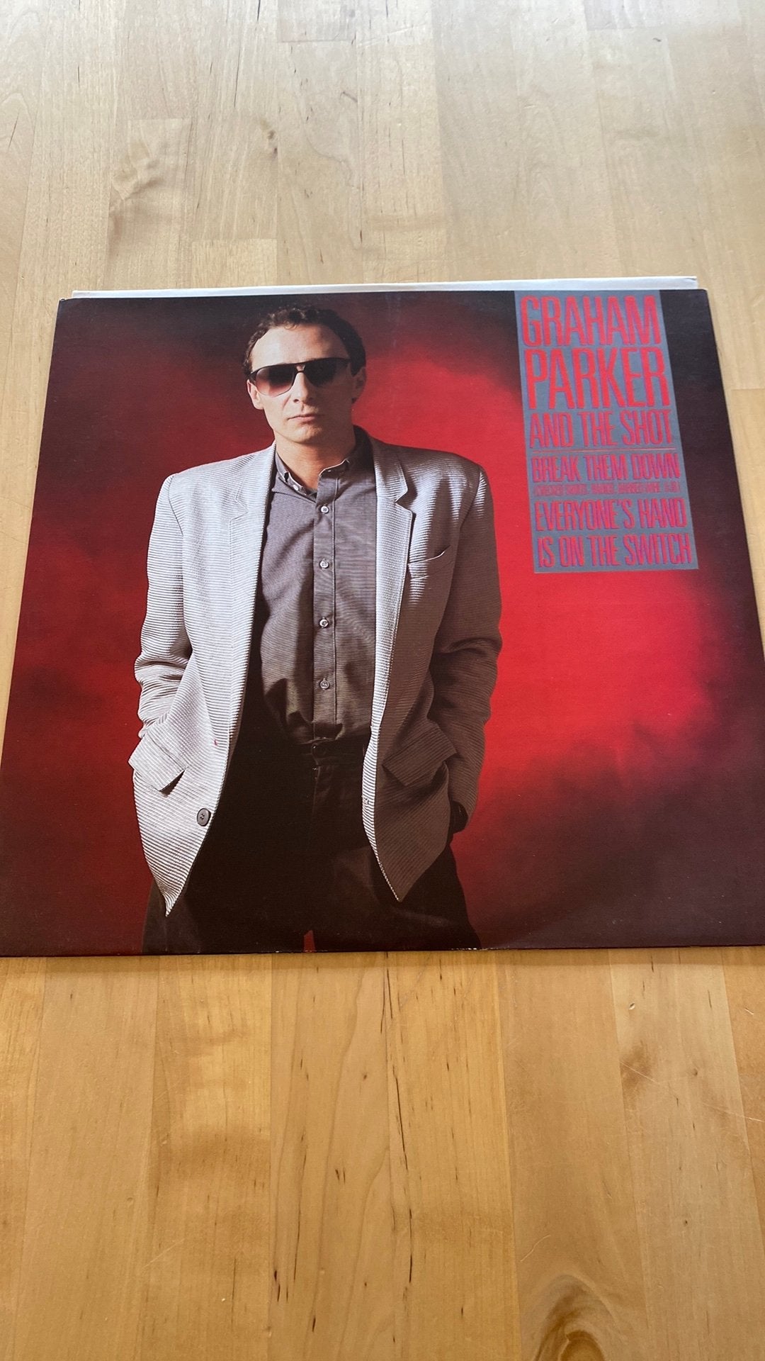 Vinyl lp maxi single Graham Parker - Break them down, Ophalen of Verzenden, Zo goed als nieuw, 12 inch, Poprock