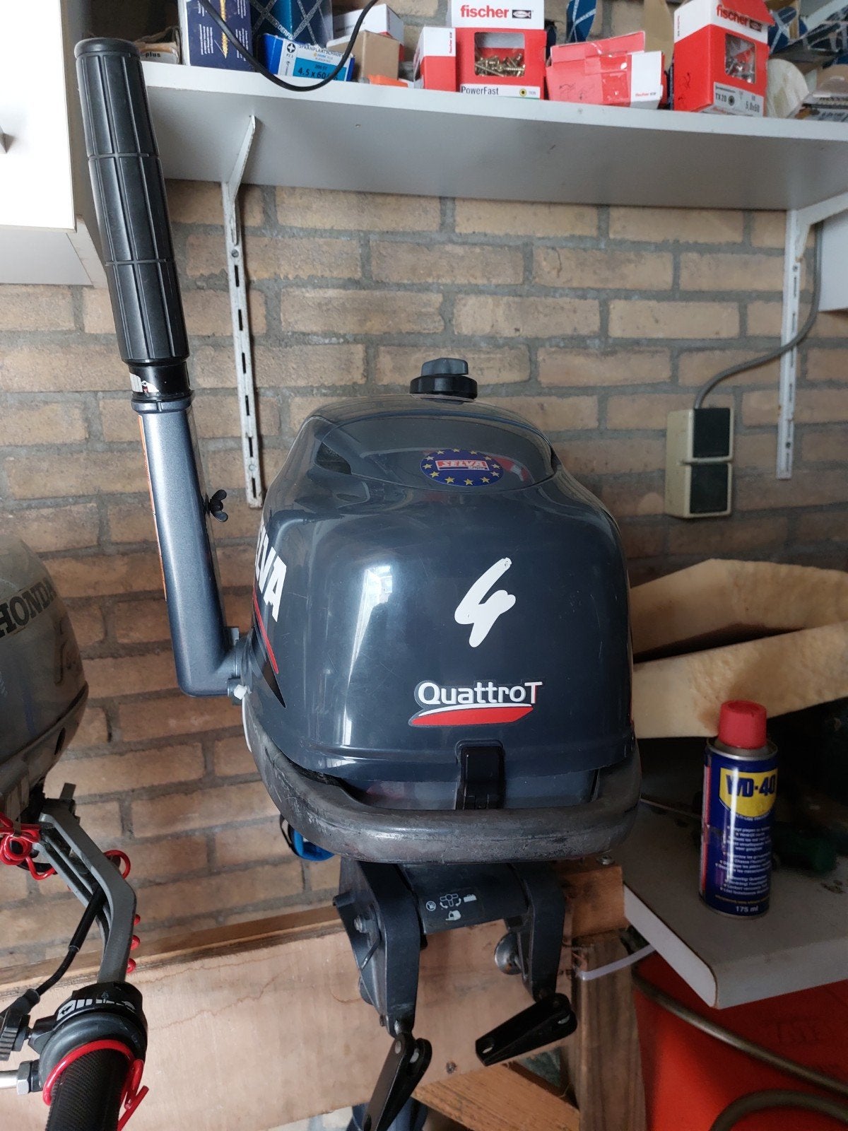 Selva Goldfish 4pk bbmotor met tank, Ophalen of Verzenden, Zo goed als nieuw