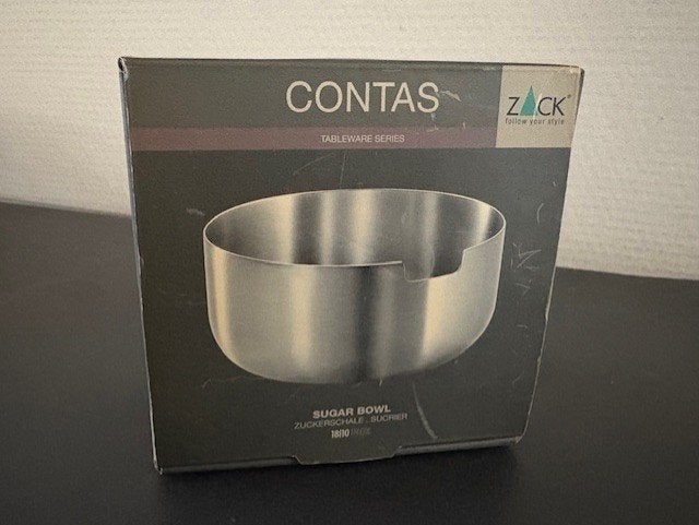 Zack suikerpot Contas nieuw, Huis en Inrichting, Ophalen of Verzenden, Nieuw, Metaal