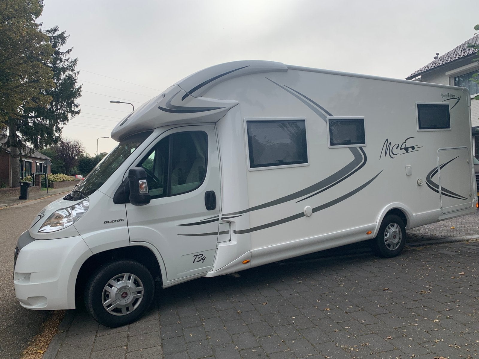 Camper Mc Louis MC4-73G special edition, Caravans en Kamperen, Campers, Ringverwarming, Fiat, Luifel, Bedrijf