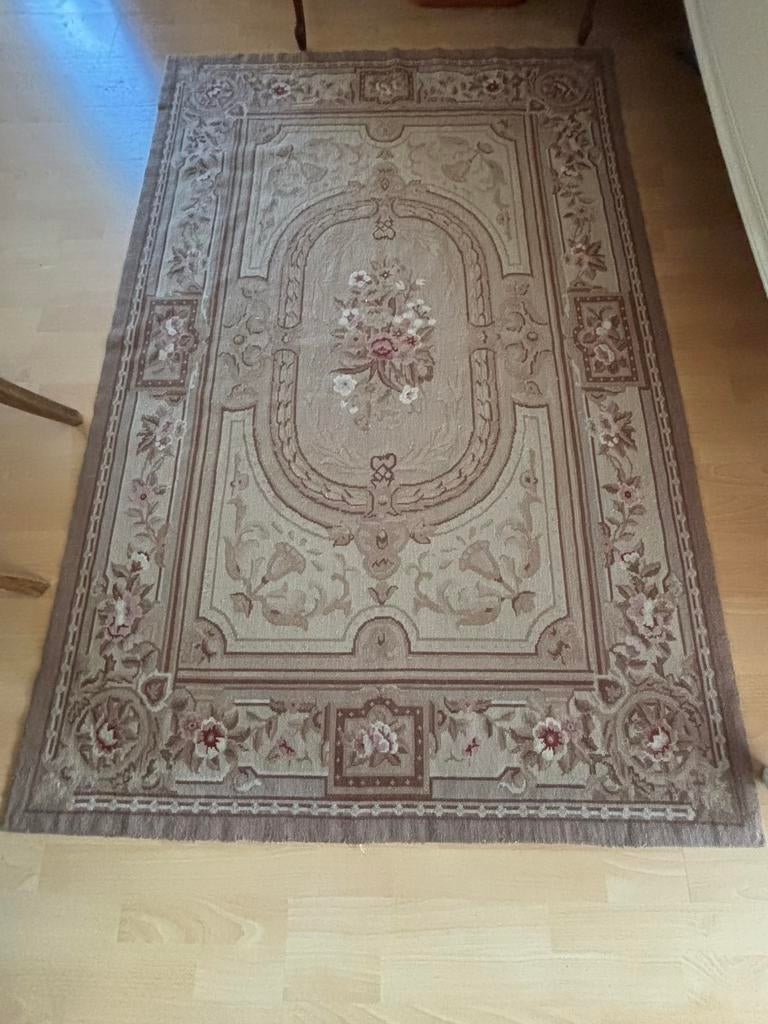 Tapijt wol, vloerkleed, aubusson., Antiek en Kunst, Ophalen of Verzenden