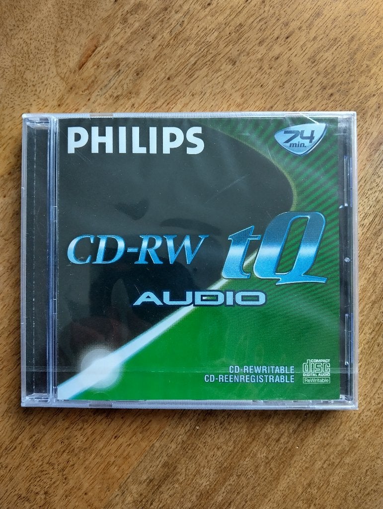 PHILIPS 74 CD-RW TQ AUDIO * Geschikt Voor Audio CD Recorders, Philips, Herschrijfbaar, Cd, Nieuw
