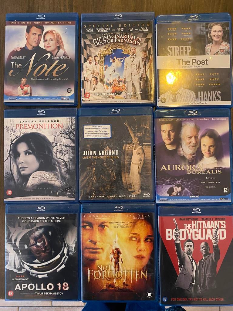 10 Blu-ray films - Diverse genres, Cd's en Dvd's, Blu-ray, Zo goed als nieuw, Overige genres, Ophalen