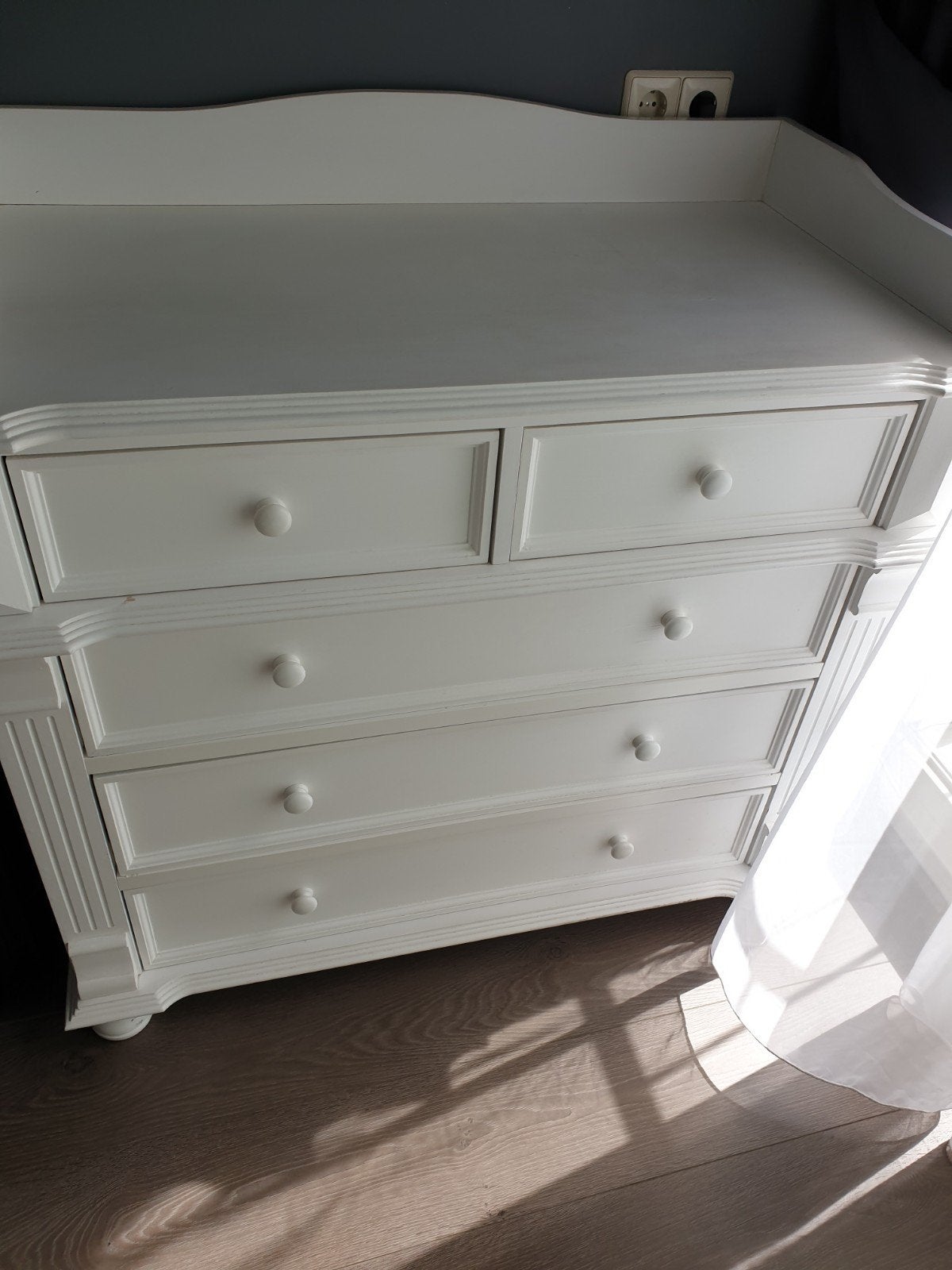 Ledikant + commode, Ophalen, Gebruikt, Jongetje of Meisje