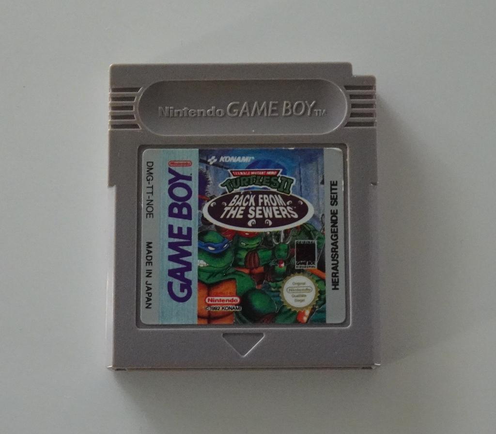 Turtles II: Back From the Sewers - Nintendo Game Boy Classic, Spelcomputers en Games, Games | Nintendo Game Boy, 1 speler, Zo goed als nieuw