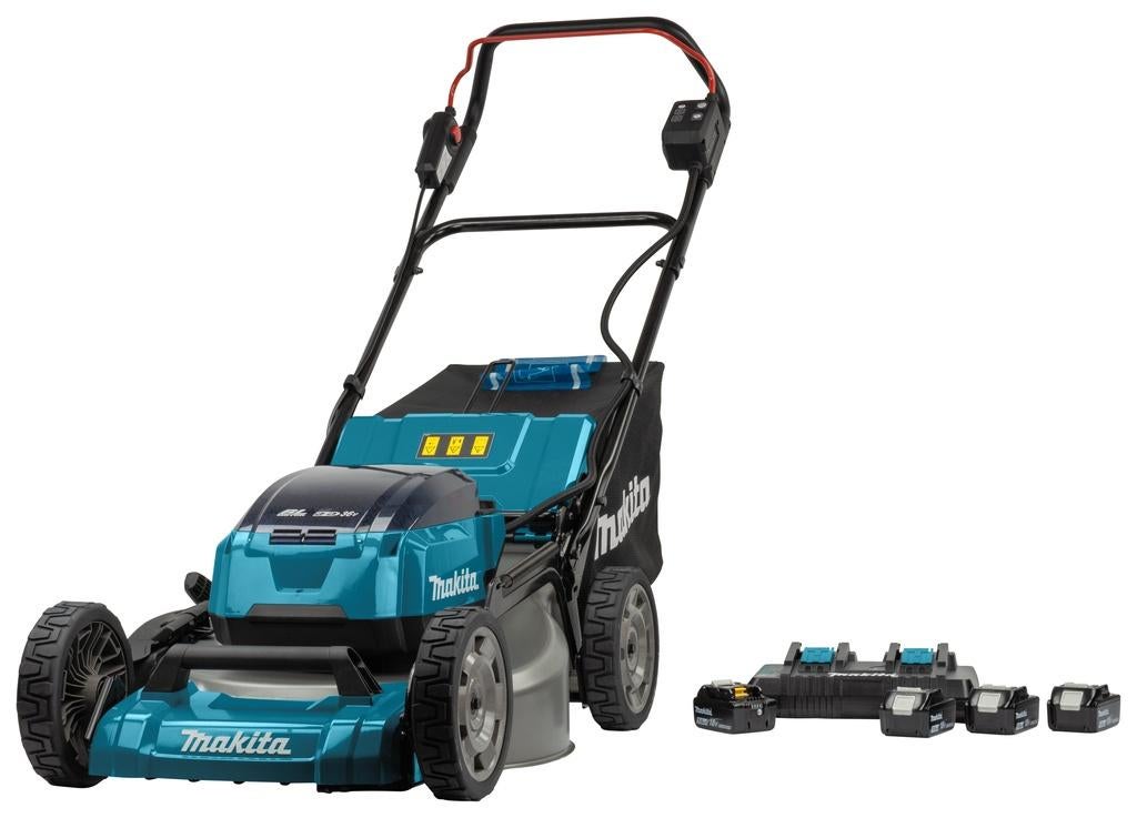 Grasmaaier Makita DLM530PT4, Tuin en Terras, Grasmaaiers, Ophalen, Cirkelmaaier, Accu-grasmaaier, Nieuw