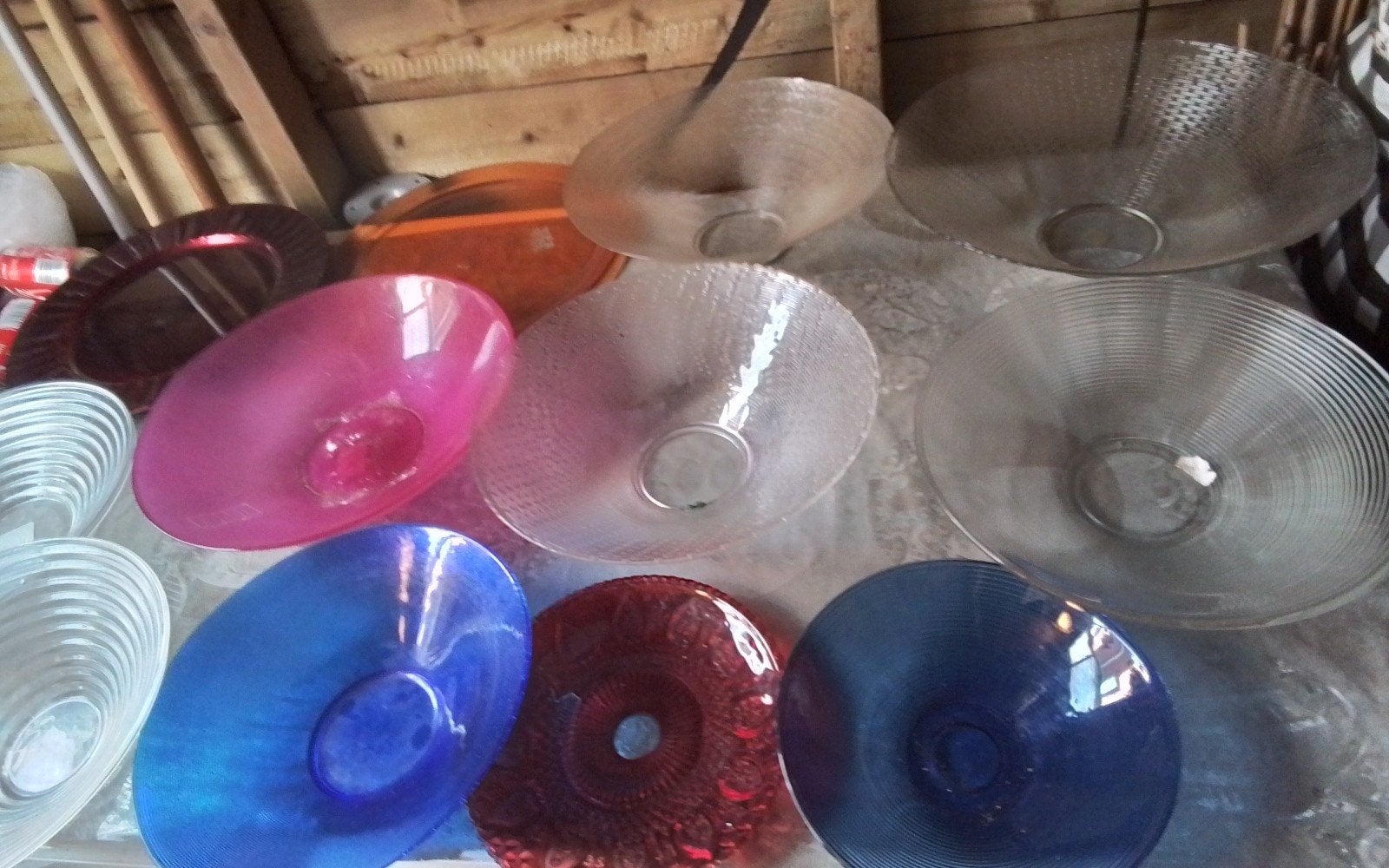 Diversen  schalen, Ophalen of Verzenden, Zo goed als nieuw, Rond, Glas