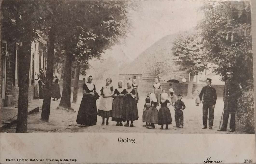 Gapinge (Zeeland) ca. 1900, Ophalen of Verzenden, Voor 1920, Gelopen, Zeeland