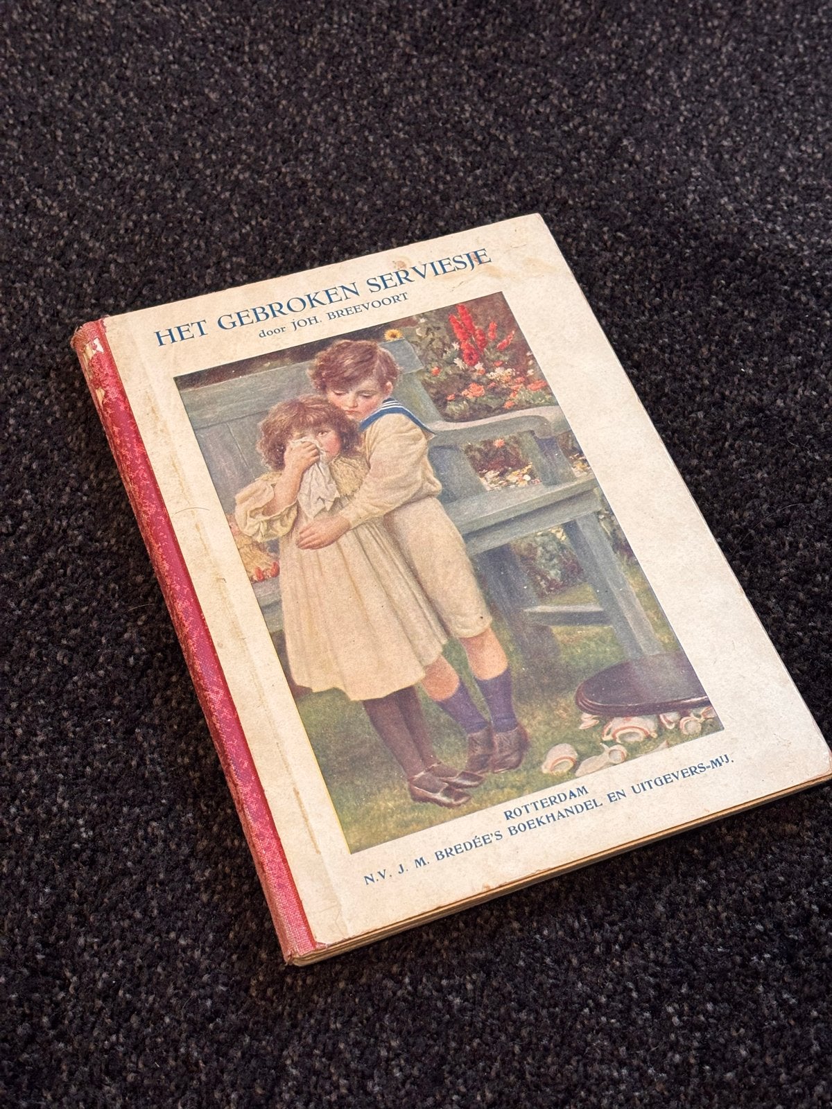 Het Gebroken Serviesje door Joh. Breevoort - Vintage Boek, Ophalen of Verzenden, Gelezen, Fictie algemeen