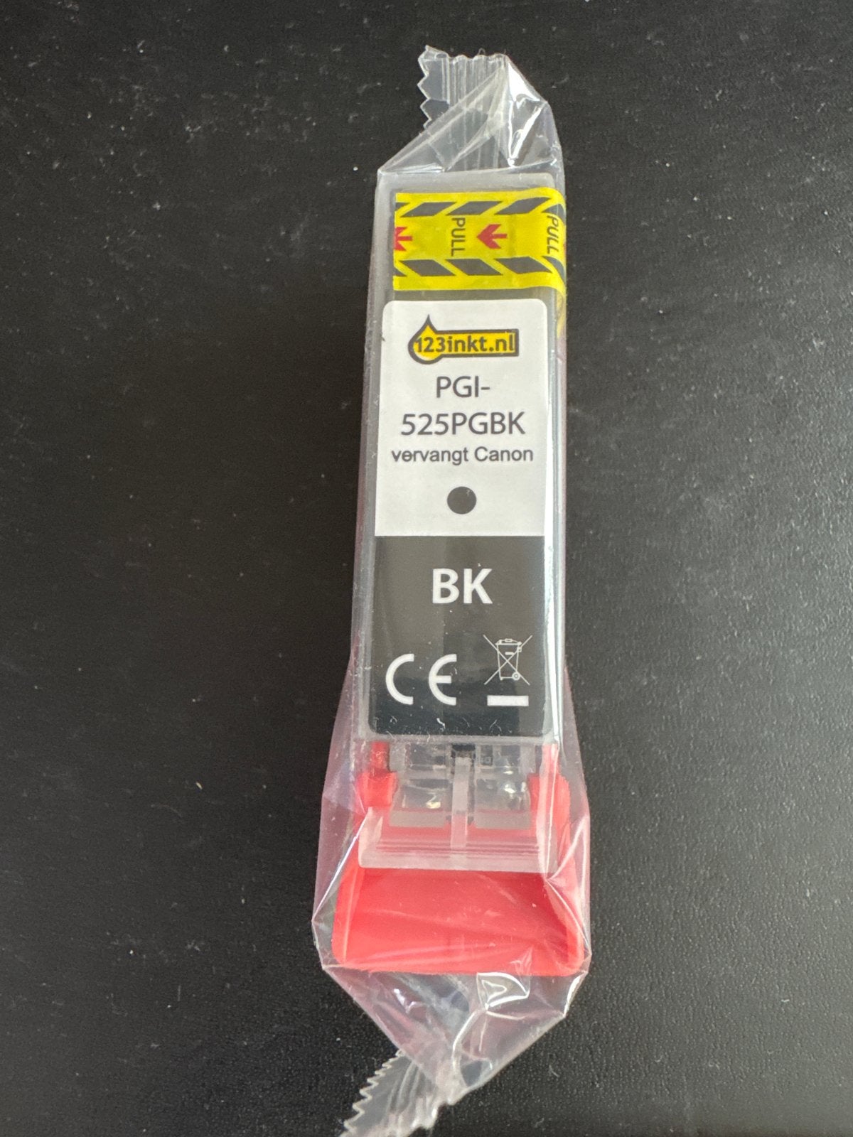 PGI-525PGBK Inktcartridge Zwart (vervangt Canon), Computers en Software, Printerbenodigdheden, Ophalen of Verzenden, Nieuw, Cartridge