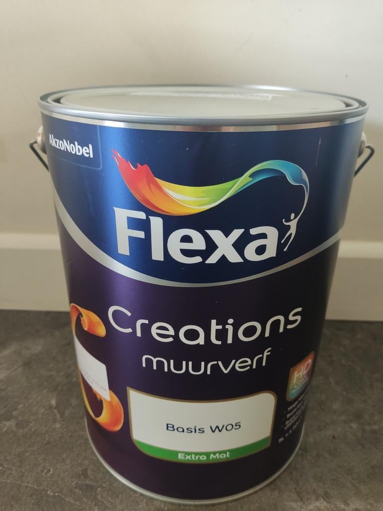 Flexa Creations Muurverf Extra Mat Suave River 5L, Overige kleuren, 5 tot 10 liter, Nieuw, Ophalen of Verzenden