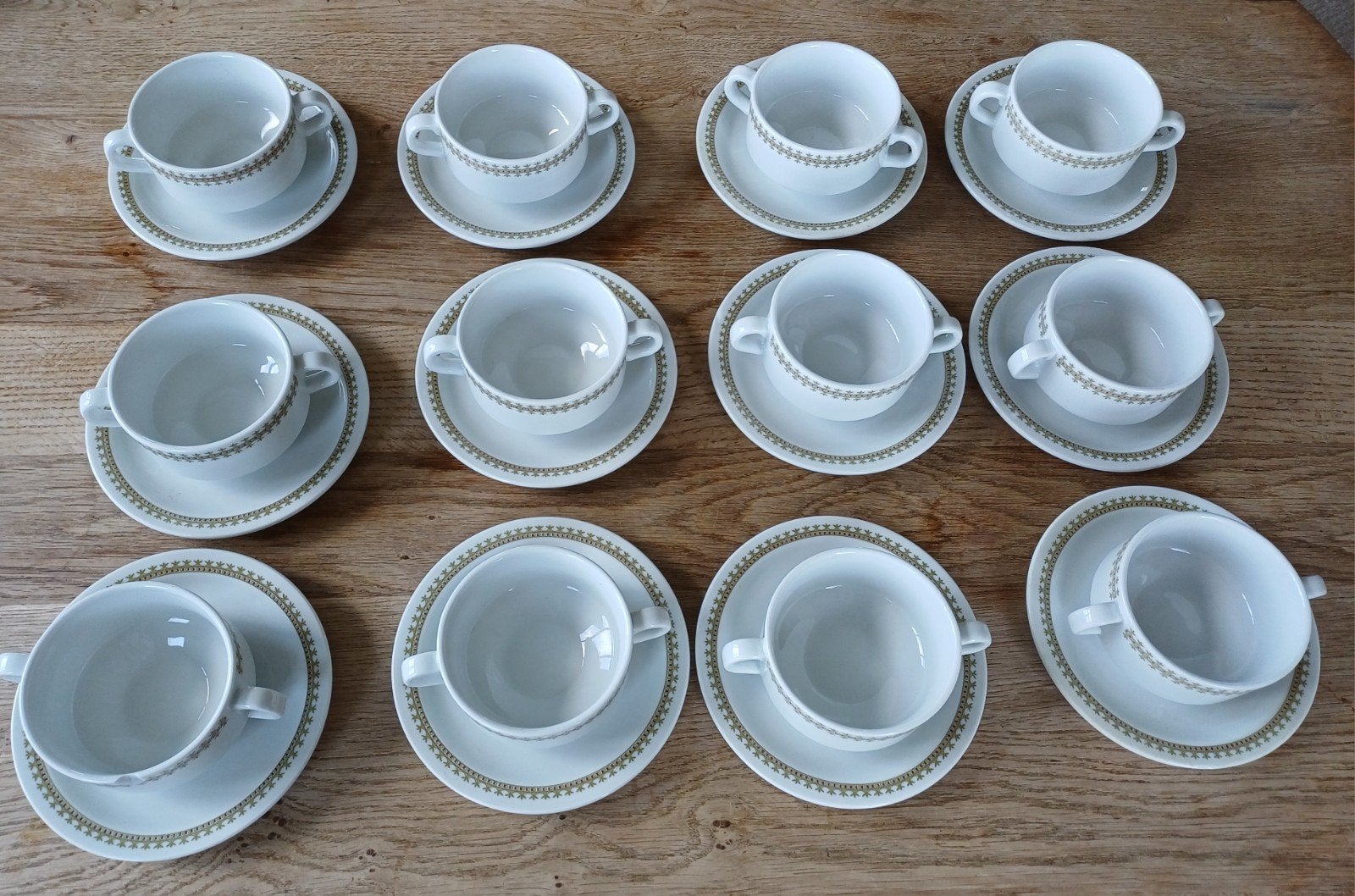 12x Vintage Mosa Maastricht Soepkommen en Schotels, Ophalen