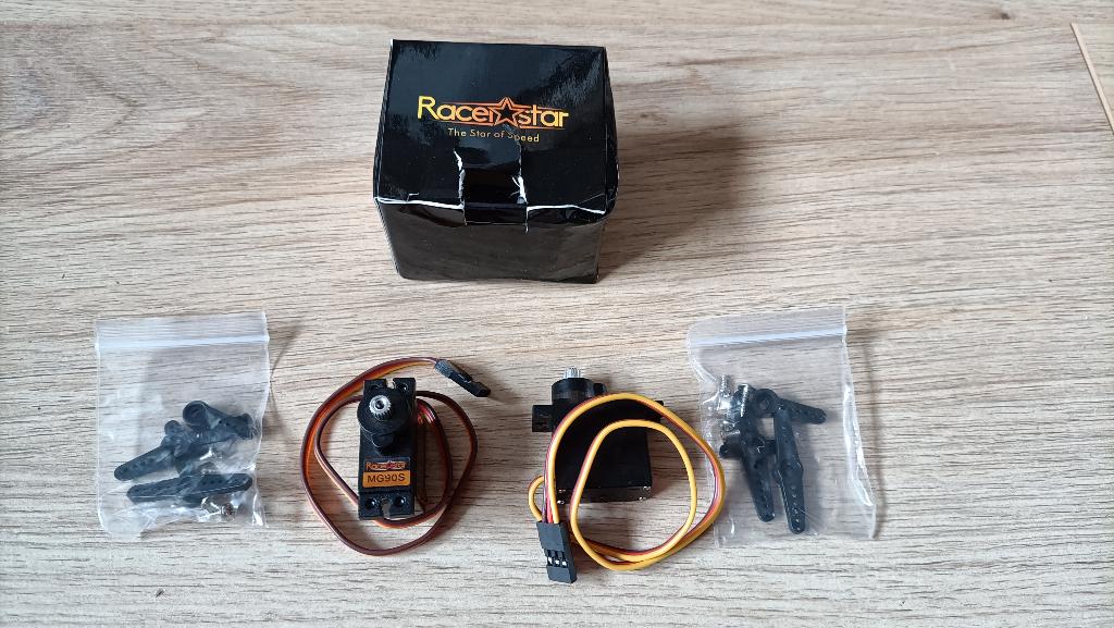 2x Racerstar MG90S 9g Micro Metal Gear Analog Servo, Ophalen of Verzenden, Nieuw