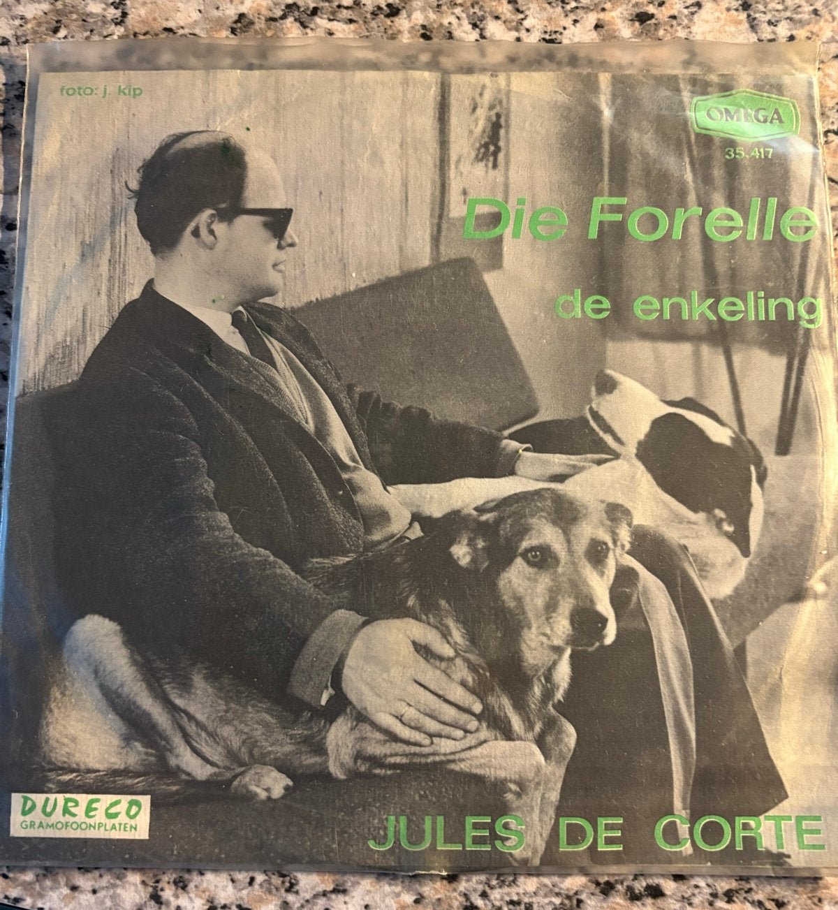 Jules de Corte - Die Forelle / De Enkeling (Single), Gebruikt, Originele persing, 7 inch, Single