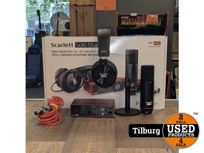 Focusrite Solo Studio Compleet in doos Met garantie, Focusrite, Zo goed als nieuw, https://support.focusrite.com/hc/nl/requests/new