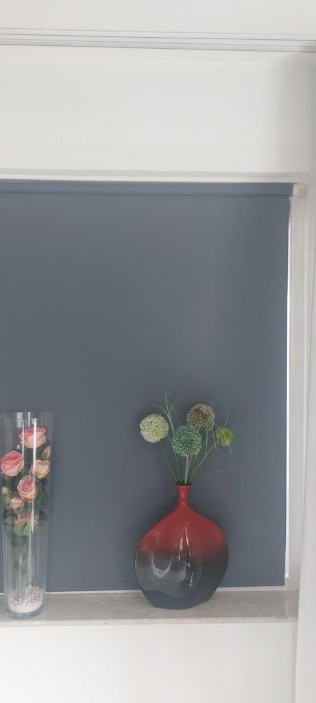 Verduisterend rolgordijn grijs/antraciet 180x240 cm, Huis en Inrichting, Stoffering | Gordijnen en Lamellen, Ophalen
