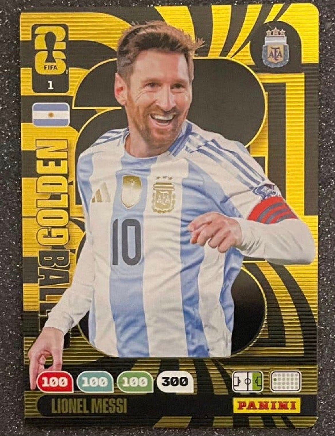 Panini World Cup 2026   GOLDEN BALLER   MESSI   ARGENTINA, Verzenden, Zo goed als nieuw, Plaatje