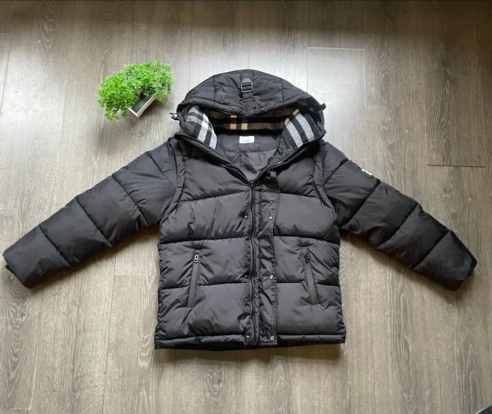 Burberry jas maat M, Kleding | Heren, Jassen | Winter, Verzenden, Zo goed als nieuw, Maat 48/50 (M), Zwart