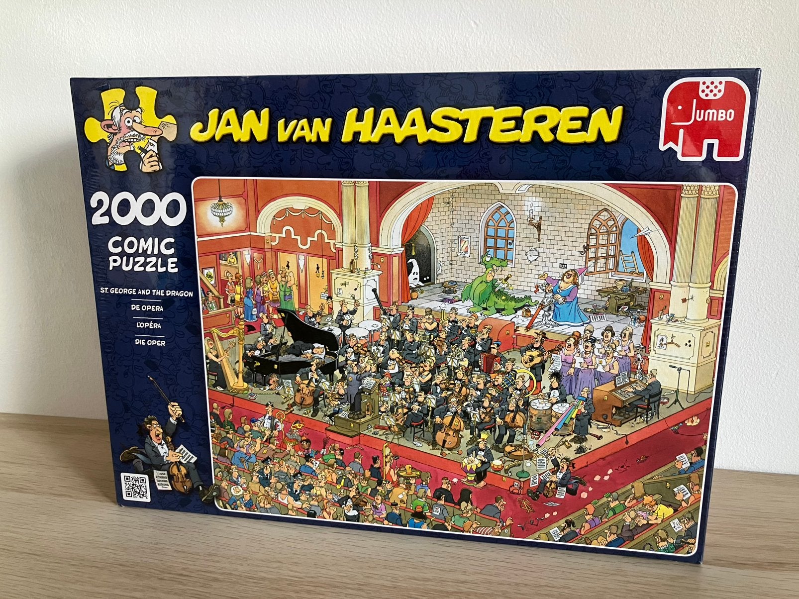 Jan van Haasteren - De opera - 2000 stukjes GESEALD, Ophalen of Verzenden, Meer dan 1500 stukjes, Nieuw, Legpuzzel