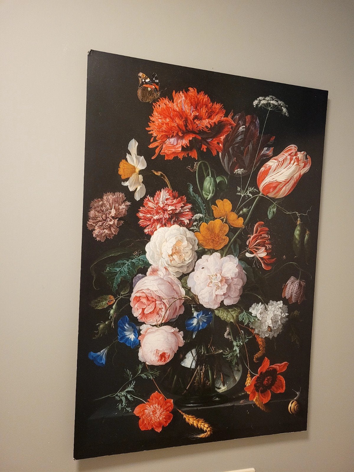 schilderij poster wanddecoratie bloemen, Ophalen, Papier/karton, Wandbord of Wandpaneel, 60 cm
